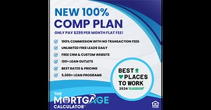 The Mortgage Calculator Unveils Groundbreaking Comp Plan for Loan Officers: Earn 100% Commission with No Transaction Fee