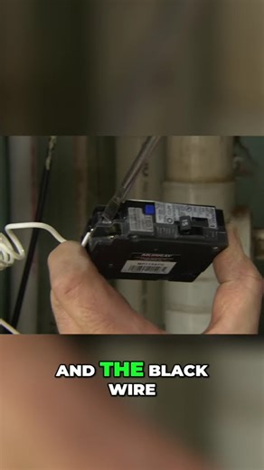 DIY Electrical Arc Fault Breaker Installation Guide. #shorts #diy #homeimprovement #electrical