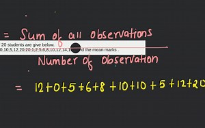 The mark of 20 students are give below. 12,0,5,6,8,10,10,5,12,2... | Filo