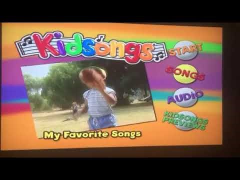 Kidsongs - My Favorite Songs DVD Menu Walkthrough