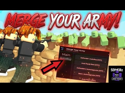 [NEW] Merge Your Army SCRIPT | AUTO BUY, AUTO UPGRADE & more