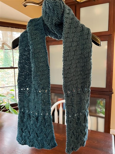 Zigzag Scarf Knitting Pattern - Etsy