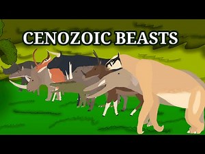 Cenozoic beasts prehistoric animals animation—all animation #drawingcartoons2 #dc2