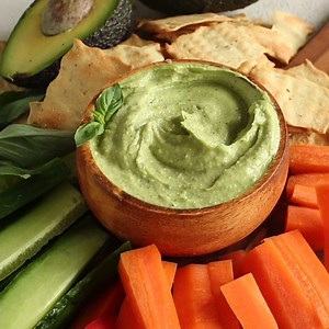 151K views · 41 reactions | BASIL AVOCADO DIP  a creamy, five minute dip made with avocado, lemon juice, garlic, tahini, sea salt & fresh basil - this makes everything taste like happiness! Gluten Free + Vegan + Paleo RECIPE >> https://www.asaucykitchen.com/creamy-basil-avocado-dip/ | A Saucy Kitchen - Gluten Free Recipes | Facebook