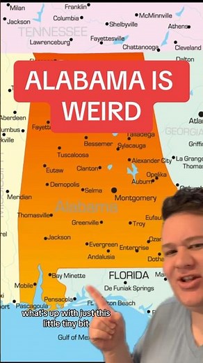 ALABAMA MAP #history #usa #america #map #mapping #geography #maps #alabama #alabamafootball #bama