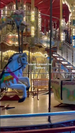 sland Carousel Inc. Danbury Fair Mall Connecticut #connecticut #carouselride