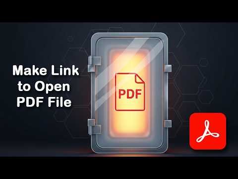 How to Make a Link to Open a PDF File in Adobe Acrobat Pro DC