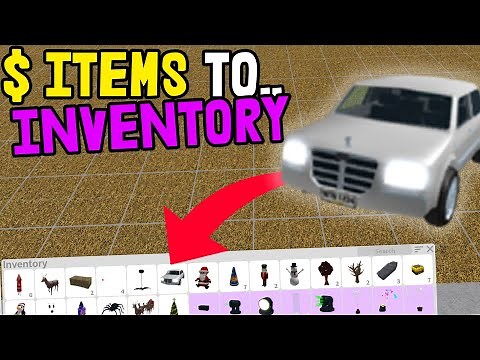 HOW to PUT ANY ITEM in your INVENTORY, BLOXBURG