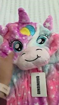 Roar-some Cuteness! 🦖 Baby Unicorn Costume Unboxing & Close Up!