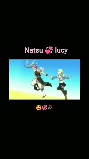 #fariy tail anime #lucy and natsu love story 💞🥰🥀💖📈
