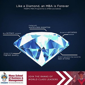 Like a Diamond, an MBA is FOREVER. Don’t settle for less when you...