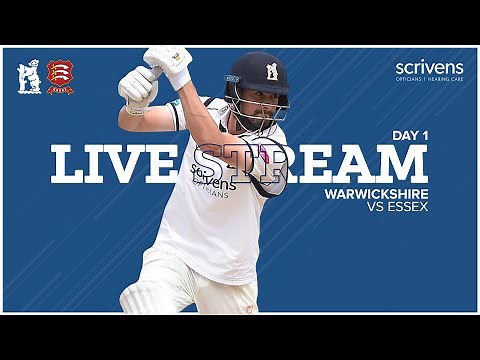 🔴 LIVE | Warwickshire vs Essex | County Championship, Day 1