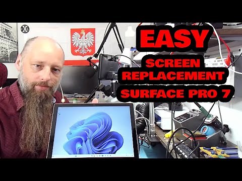 Surface Pro 7 model 1866 Screen Replacement The Easy Way