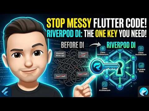 Dependency Injection in Flutter Riverpod — The Clean Architecture Way