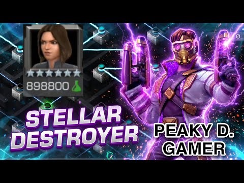 ABYSS QUake vs STELLAR FORGE STAR LORD EASY SOLO! COMPLETE STELLAR DESTROYER OBJECTIVES FAST ⚡🔥