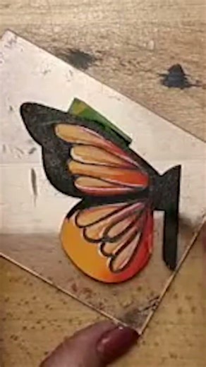 Easy 3D Butterfly Door Hanger - Beginner Acrylic Painting Tutorial by Chris Haughey