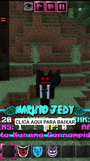 Naruto Jedi addon for Minecraft Bedrock 26.13 #short #shorts #minecraft