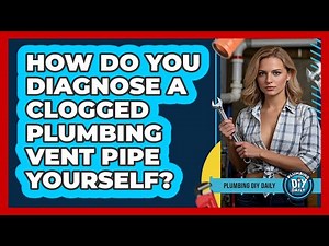 How Do You Diagnose A Clogged Plumbing Vent Pipe Yourself? - Plumbing DIY Daily