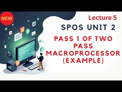 spos unit 2 Macroprocessor | Pass 1 Macro processor