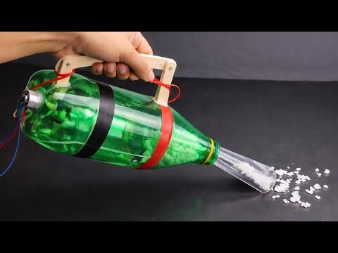 DIY Mini Vacuum Cleaner Using Plastic Bottle at Home 😲