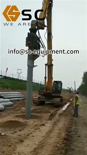 Pile Hammer #piledriver #piledrivers #piledriving #hammer #vibrohammer #machine #machinerychannel