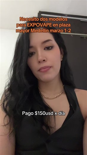 EXPOVAPE MEDELLÍN 2025 casting para Modelos. Esta feria se realiza cada año y van cientos de marcas de todo el mundo. #medellin #girltok #teamwork #modelaje