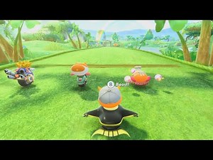 Kirby Air Riders [SW2] | Scarfy on Air Ride Race (LV.9) - Celestival, Beanstalk Park & Meadows