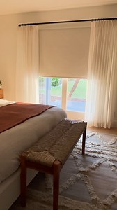 Good morning, guaranteed! Our smart shades effortlessly adjust with just a touch, letting you control the morning mood whether you're catching up on sleep or up and at 'em for an early start to your day. | Budget Blinds