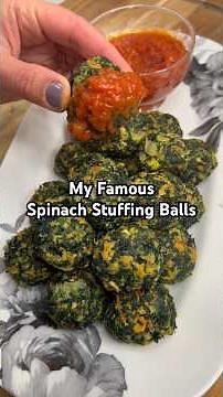 My Famous Spinach Stuffing Balls #foodreels #recipe #cooking #food #easyrecipe #appetizer
