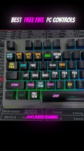 BEST FREE FIRE KEY MAPPING 🎯🩵 PRO PC CONTROLS #freefire #freefirepc #viralvideos