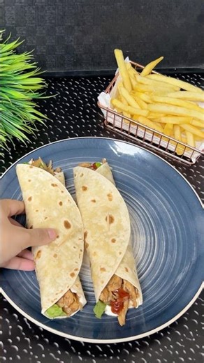 Easy and healthy tortilla wraps | chicken wraps recipe