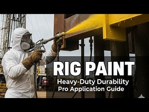 ​Painting Heavy Machinery for Durability | Drilling Rig Paint Application Full Paint Job Process.​