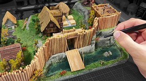 【场景模型——制作微型中世纪村庄立体模型】【Medieval Minis】