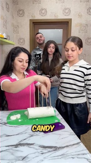 This family ate candy instead of using their phones