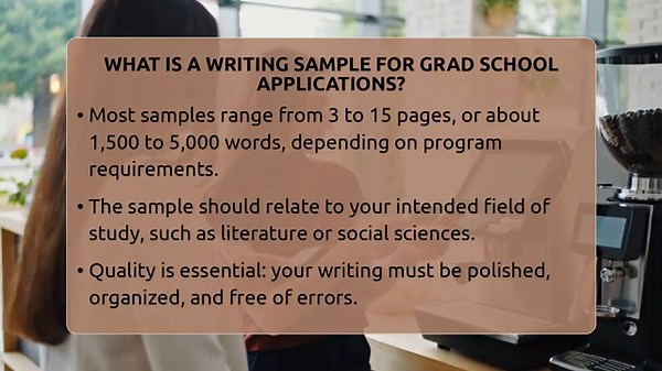 What Is A Writing Sample For Grad School Applications? - Grad School Mindset