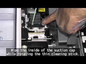 Epson SC-F2000 DTG Maintenance - Cap Cleaning Process