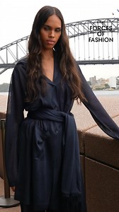 Fresh off a breakout year as a Vogue Australia cover star and global runway exclusive for Chanel, we catch up with model and Gamulkbun and Kokatha woman Tatyana Perry after her Forces Of Fashion panel. The panel, titled 'The Making of Australian Icons', also featured Christine Salter, creative director of Paspaley and Nicky Zimmermann. | Vogue Australia