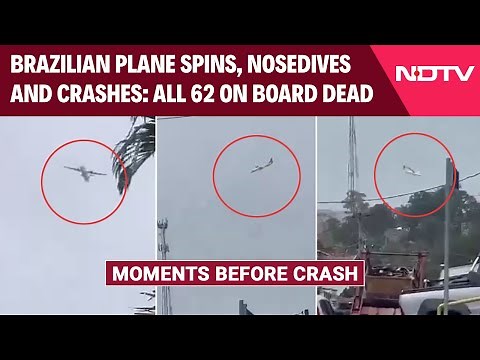 Brazil Plane Crash Video: Passenger Plane With 62 On Board Crashes In Brazil's Vinhedo