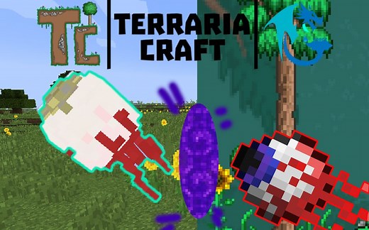 泰拉瑞亚：试试我的世界？[我的世界] TerrariaCraft模组试玩