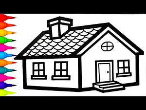 How to Draw A Modern 3D House 🏠 | Easy Step-by-Step Drawing Tutorial | Home Drawing