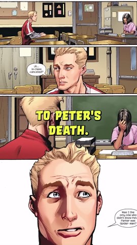 Why was Thor happy at Spider-Man’s funeral? #shorts