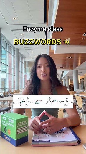 Enzyme classes for MCAT biochem! 🧬#mcat #premed #studytips #biochemistry