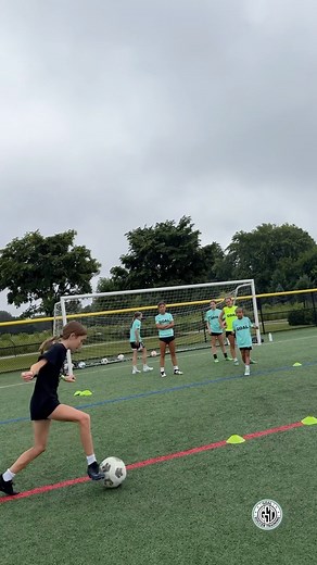 Group T-Drill focusing on first touch, dribbling, and movement off the ball. Their details are getting better and better each week.  | Goal Soccer Training | Facebook