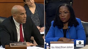 754K views · 2.4K reactions | “Nobody is going to steal that joy. You have earned this spot. You are worthy. You are a great American.” Judge Ketanji Brown Jackson wipes away tears as she listens to an emotional Sen. Cory Booker invoke their ancestors. https://abcn.ws/3D4sRLG | ABC News Politics | Facebook
