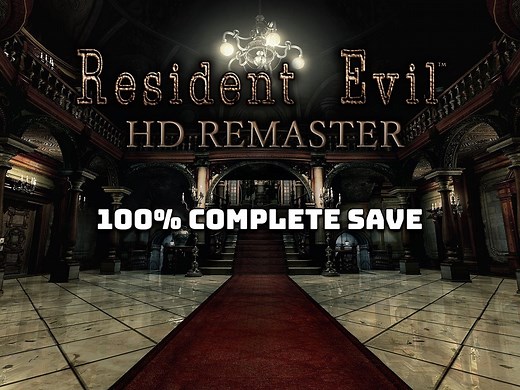 Resident Evil HD Remaster 100% Complete Save file
