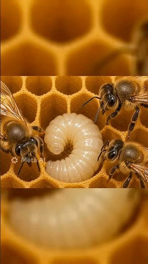 Metamorfosis real de una abeja: de huevo a adulta 🐝
