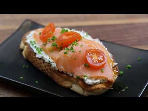 SALMON BRUSCHETTA | Recipe