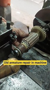 Old armature repair in machine #Oldarmaturerepairinmachine #Oldarmature #repair #machine #armature
