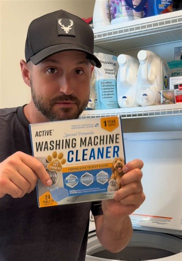 Don’t make the same mistake as us by not cleaning your washing machine every two weeks with this washing machine cleaner from Active! #tiktokshopspringglowup #tiktokshopcreatorpicks