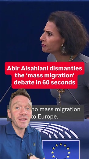 Don't let anyone speak for you 👋 @abiralsahlani has gravitas, intelligence, defiance, resolve, all in abundance. I love the use of 'anaphora' - repeating 'wrong wrong wrong' a few times. It creates clarity and sets up the argument. And then of course, the statistics nestle into the emotion when referring to the 66% drop in asylum applications, and EU-wide data on who commits sexual violence. #immigration #europeanunion #eu #communication #storytelling